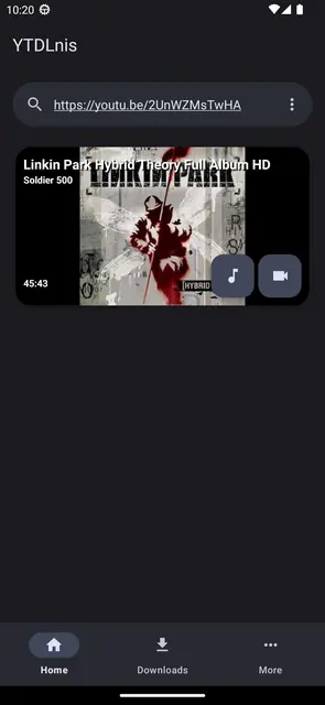 Screenshot 1 von YTDLnis