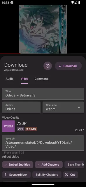 Screenshot 3 von YTDLnis