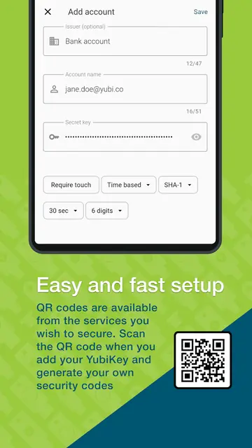 Screenshot 2 von Yubico Authenticator