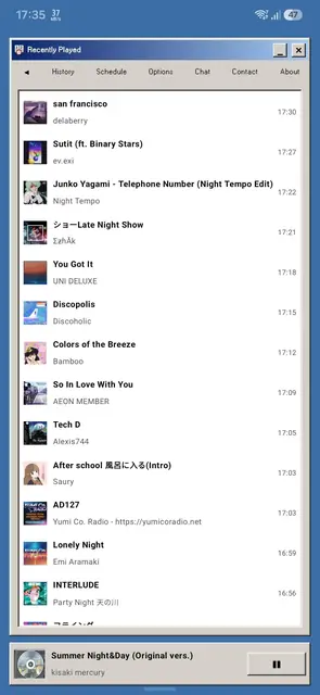 Screenshot 2 von Yumi Co. Radio