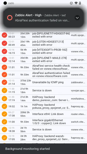Screenshot 1 of Zabb