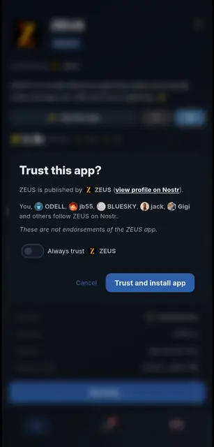 Screenshot 2 von Zapstore