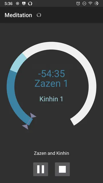 Screenshot 1 of Zazen Meditation Timer