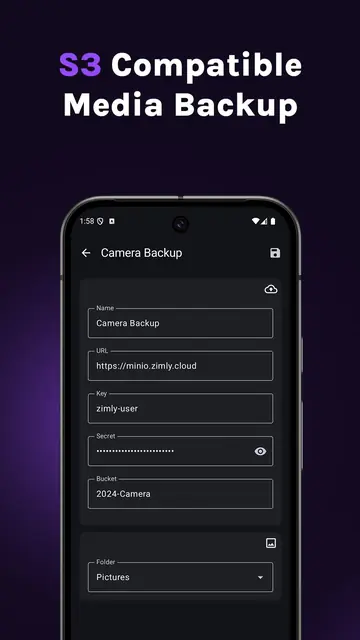 Screenshot 2 von Zimly S3 Backup