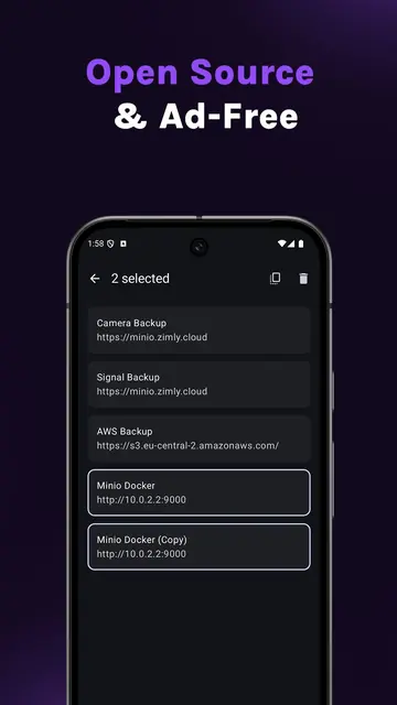 Screenshot 3 von Zimly S3 Backup