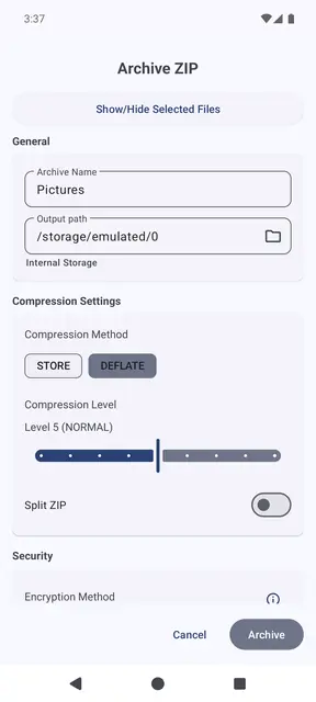 Screenshot 1 of ZipXtract