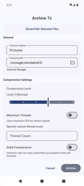 Screenshot 2 of ZipXtract